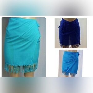 Zuliana 100% Rayon Beach Cover Up Size Small Bundle of 3 Skirts New With Tags